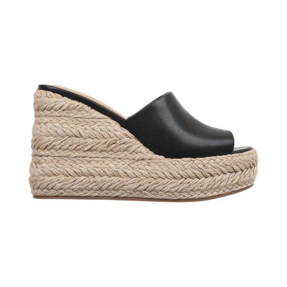 INC International Concepts Womens Cicily Espadrille Wedge Sandal Black 8M - Picture 9 of 11